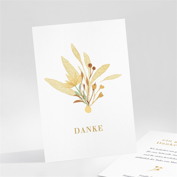 Trauerdanksagung Wilde Blume ref.N25173