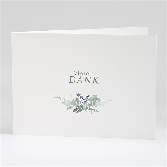 Trauerdanksagung Sehnsucht - Klappkarte