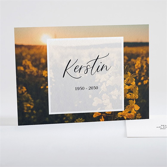 Trauerdanksagung Ewig