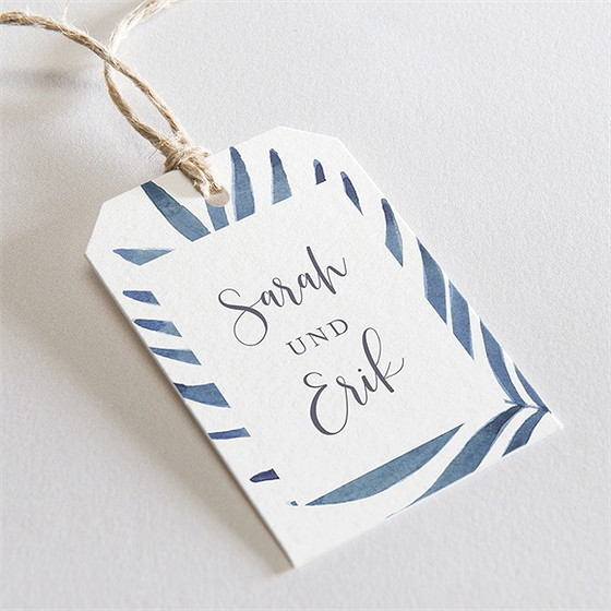 Geschenkanhänger Hochzeit Evasion