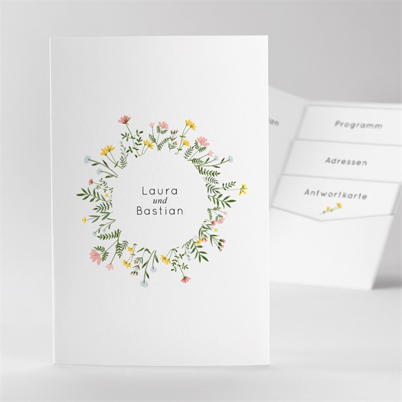 Hochzeitseinladung Landfreude - All in One ref.N84132