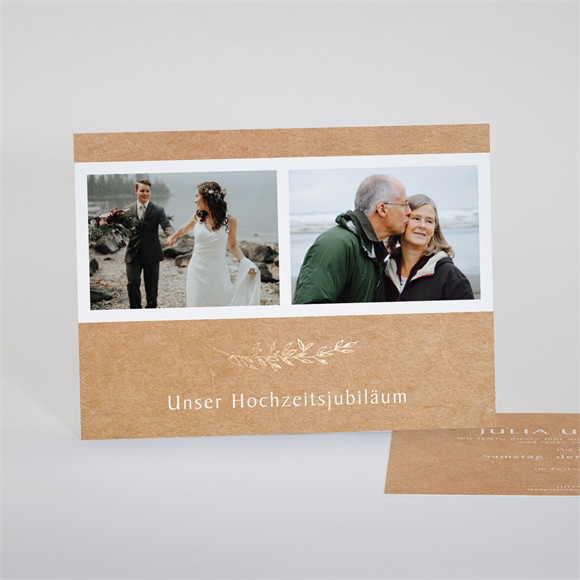 Einladung Hochzeitsjubiläum Goldener Zweig ref.N18158