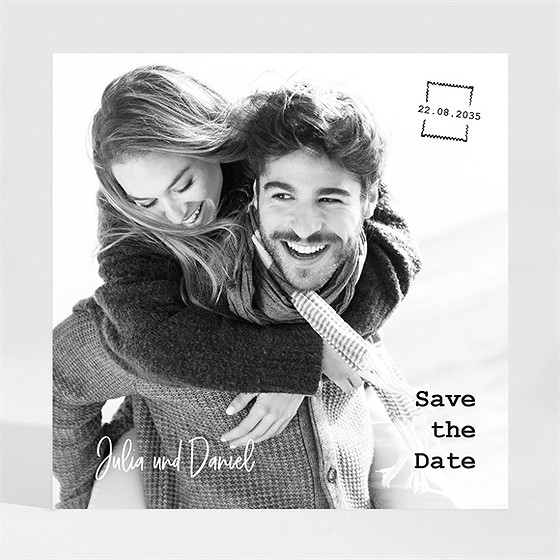 Save the Date Karte hochzeitstelegramm