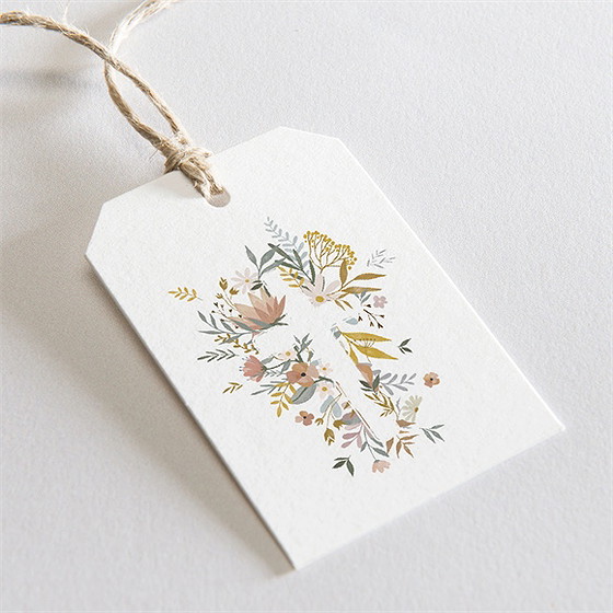 Geschenkanhänger Taufe Freude Pur