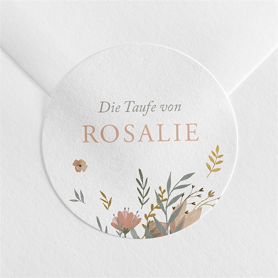 Aufkleber Taufe freude pur