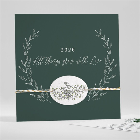 Weihnachtskarte Wünsche zum Aufblühen ref.N351167