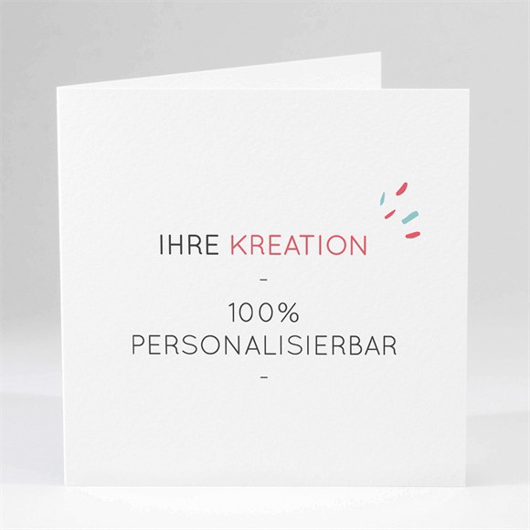 Weihnachtskarte Blanco - 13,5x13,5cm (451462) ref.N451462