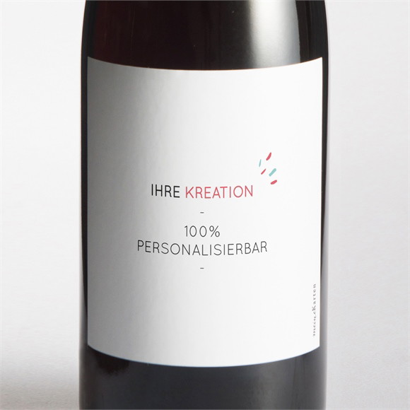 Flaschenetikett Weihnachten Blanco - 9,5x9,5cm (3002002) ref.N3002002