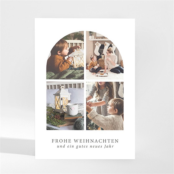 Weihnachtskarte Kindermalerei - Magnet