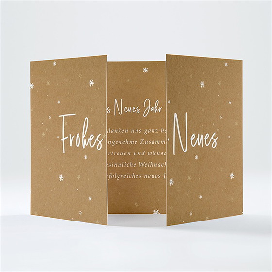 Weihnachtskarte Kleine Entdeckung