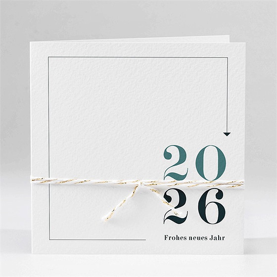 Weihnachtskarte schlichte modernität