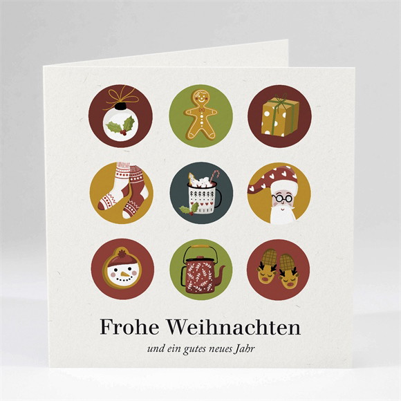 Weihnachtskarte Vintage Weihnachten ref.N451487