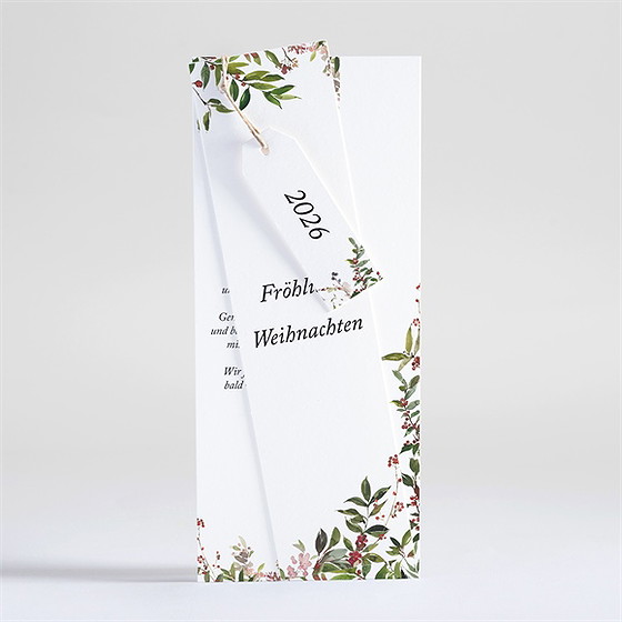 Weihnachtskarte Stilvolle Weihnachtswünsche