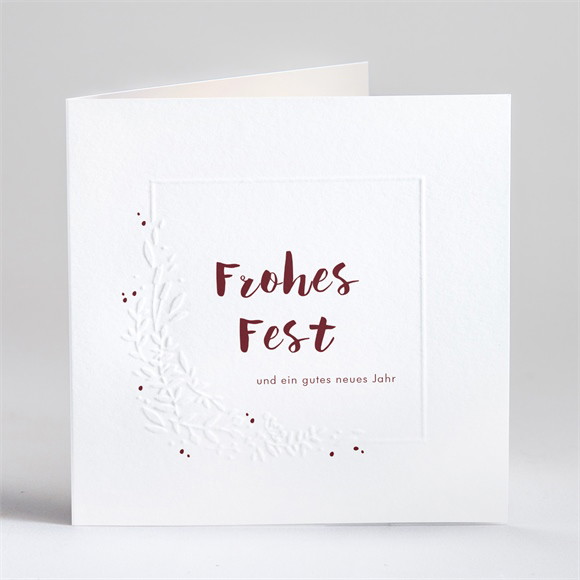 Weihnachtskarte Elegante Prägung ref.N451172