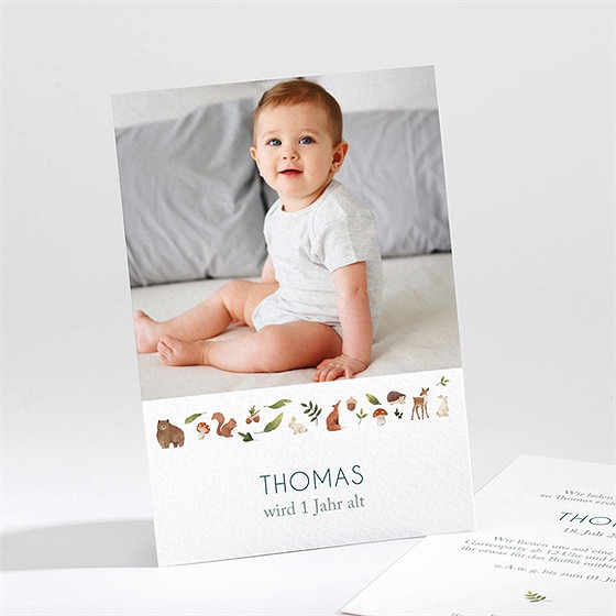 Geburtstagseinladung Waldfreunde