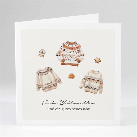 Weihnachtskarte Norwegerpullis ref.N451291