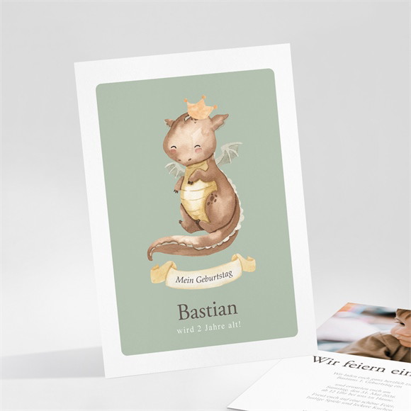 Geburtstagseinladung Kleiner Drachen ref.N25176