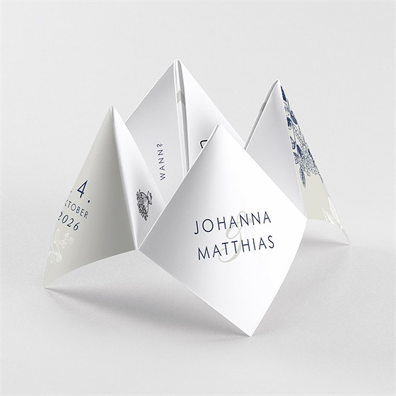 Hochzeitseinladung Blühender Zweig - Origami