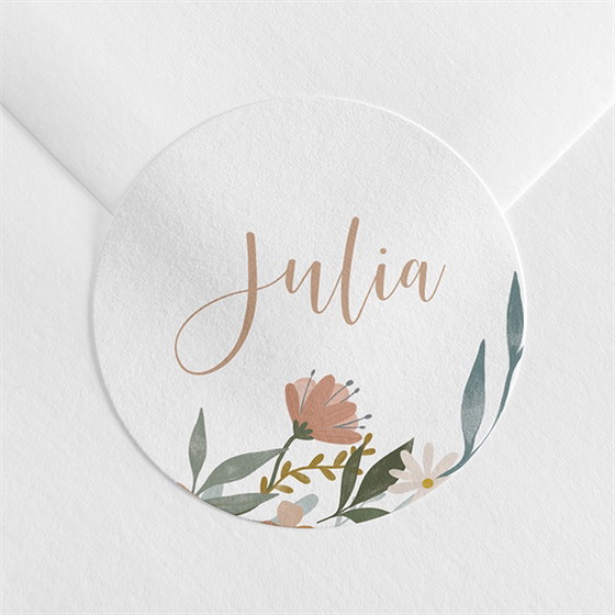 Aufkleber Taufe Sanfte Poesie