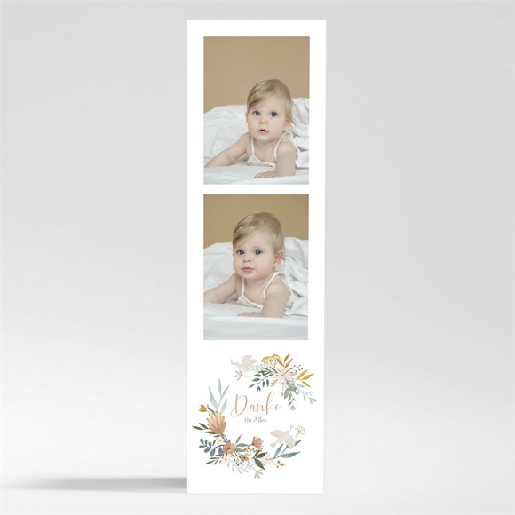 Dankeskarte Taufe Sanfte Poesie - Magnet ref.N200547