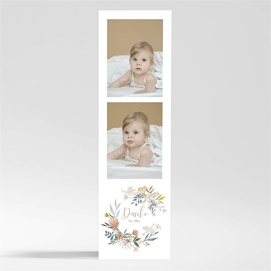 Dankeskarte Taufe Sanfte Poesie - Magnet