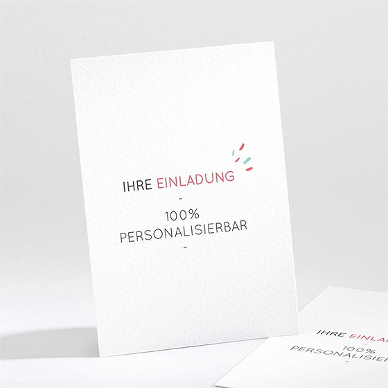 Einladungskarte Jugendweihe blanco 9,5x13,8cm (n211633)