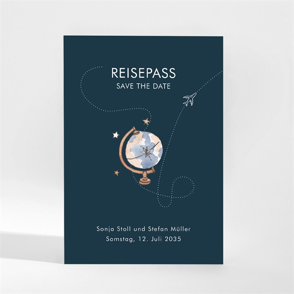 Save the Date Karte Hochzeitsreise - Magnet ref.N210113