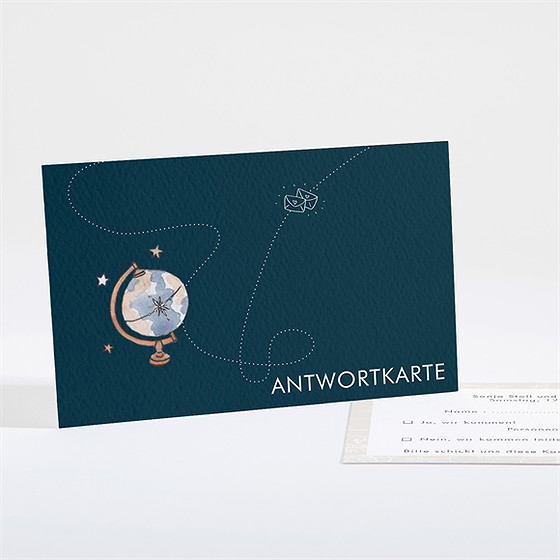 Antwortkarte Hochzeit hochzeitsreise