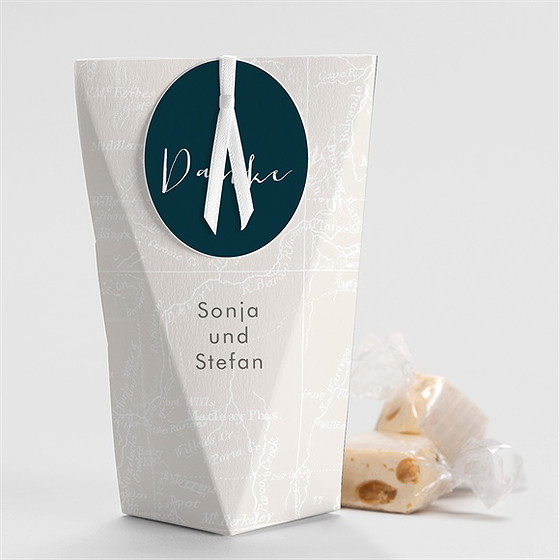 Geschenkbox Hochzeit Hochzeitsreise - Schachtel