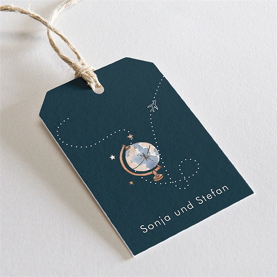 Geschenkanhänger Hochzeit Hochzeitsreise