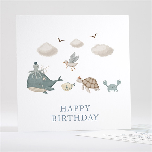 Geburtstagseinladung Meerestiere ref.N351474