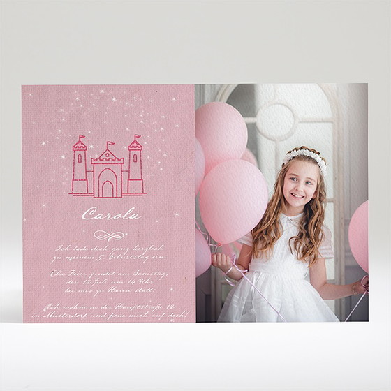 Geburtstagseinladung prinzessinnen schloss
