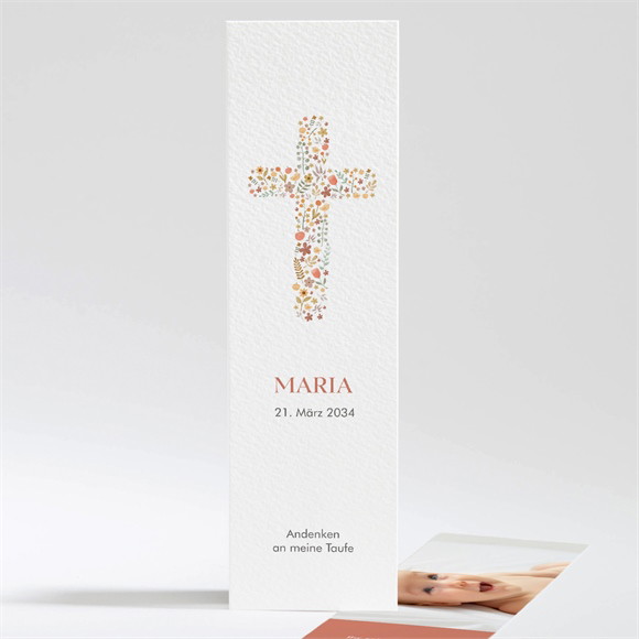 Andenken Taufe Blumenmosaik ref.N201350