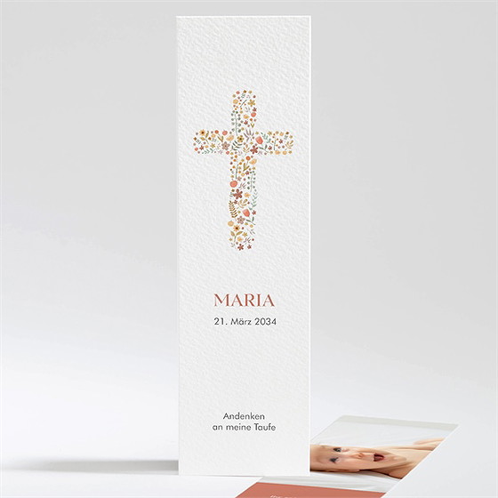 Andenken Taufe Blumenmosaik