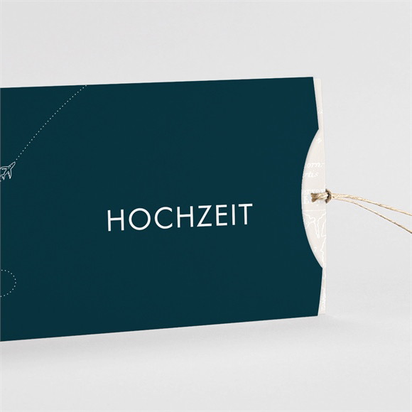 Hochzeitseinladung Hochzeitsreise - Quer ref.N85112