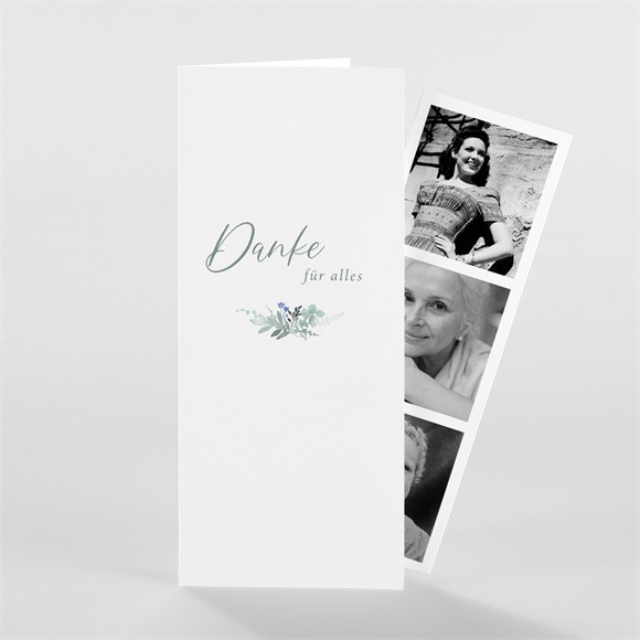 Trauerdanksagung Sehnsucht - Fotostreifen ref.N981215