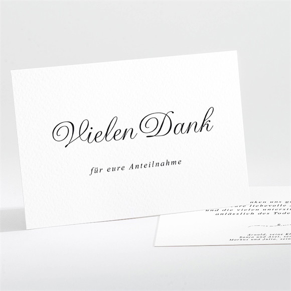Trauerdanksagung Schöne Erinnerung - Quer ref.N111338