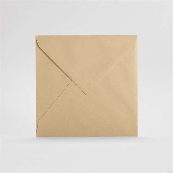 Briefumschläge Kraft 14,5x14,5cm (Quadrat) ref.B08Kraft