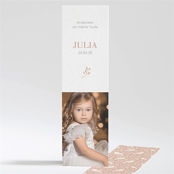 Andenken Taufe Kleines Vögelchen