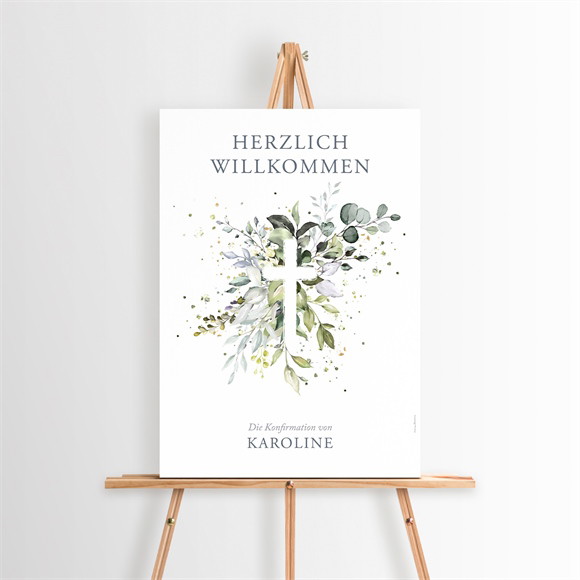 Willkommensschild Konfirmation Atemzug ref.N260326