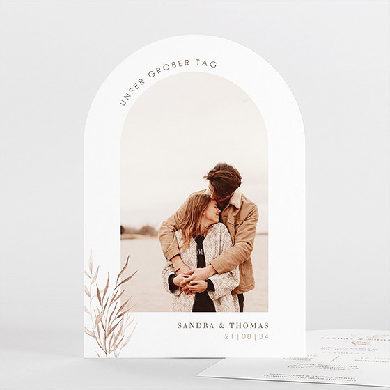 Hochzeitseinladung bogen