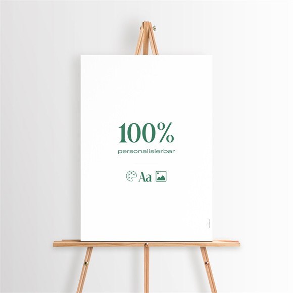 Willkommensschild Hochzeit Blanco Poster (N260166) ref.N260166