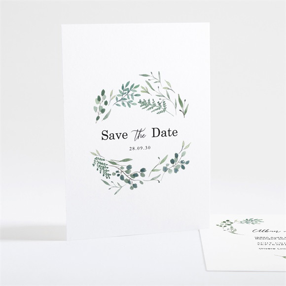 Save the Date Karte Fliegende Blätter ref.N25126