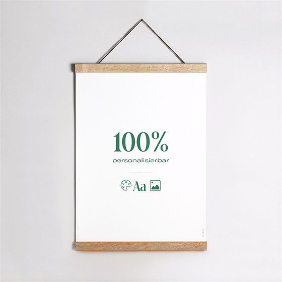 Geburtsposter Blanco Poster (N260165)