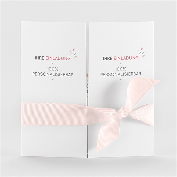 Hochzeitseinladung Blanco 15x15cm (N72102) ref.N72102