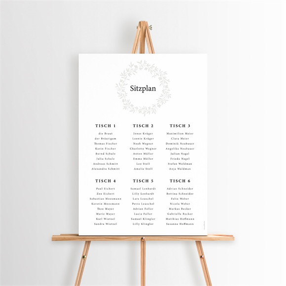 Sitzplan Hochzeit Herrlich ref.N260353