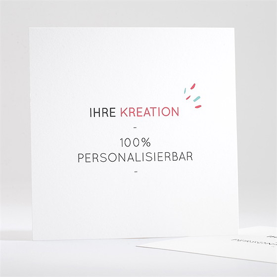 Dankeskarte Konfirmation blanco - 13,5x13,5cm (n351568)