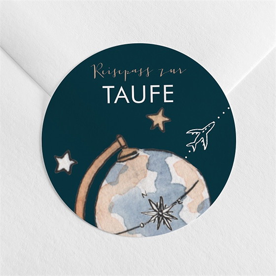 Aufkleber Taufe Reisepass Zur Taufe