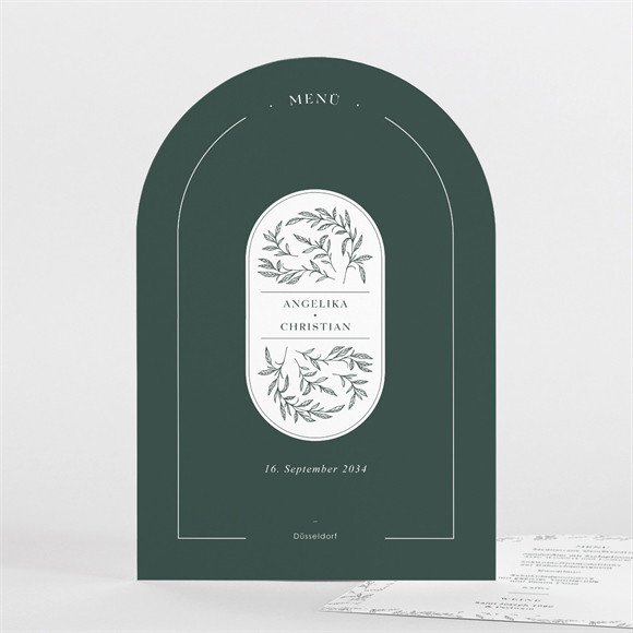 Menükarte Hochzeit Du und Ich ref.N27148