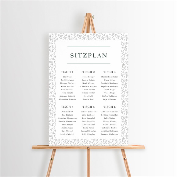 Sitzplan Hochzeit Du und Ich ref.N260373